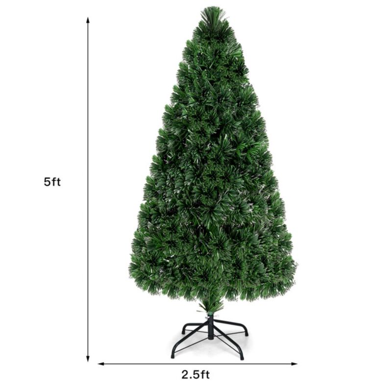 Fiber Optic Artificial PVC Christmas Tree