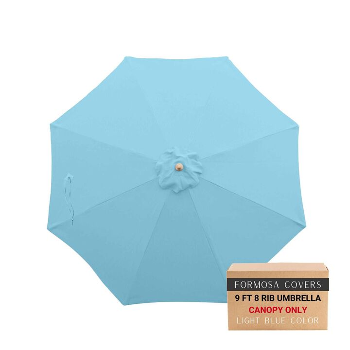 9ft Market Patio Umbrella 8 Rib Replacement Canopy