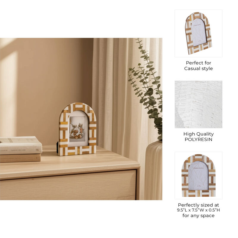 Wooden Arch Inlay Frame image number 5