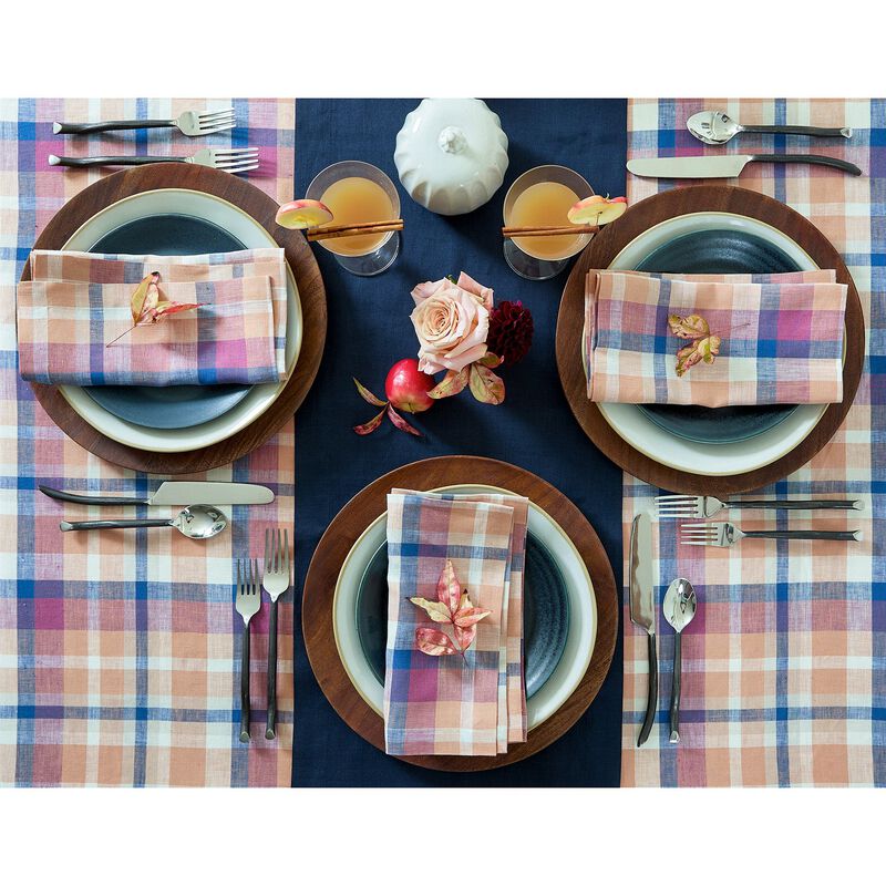 Solino Home 100% Pure Linen Table Runner - Fete