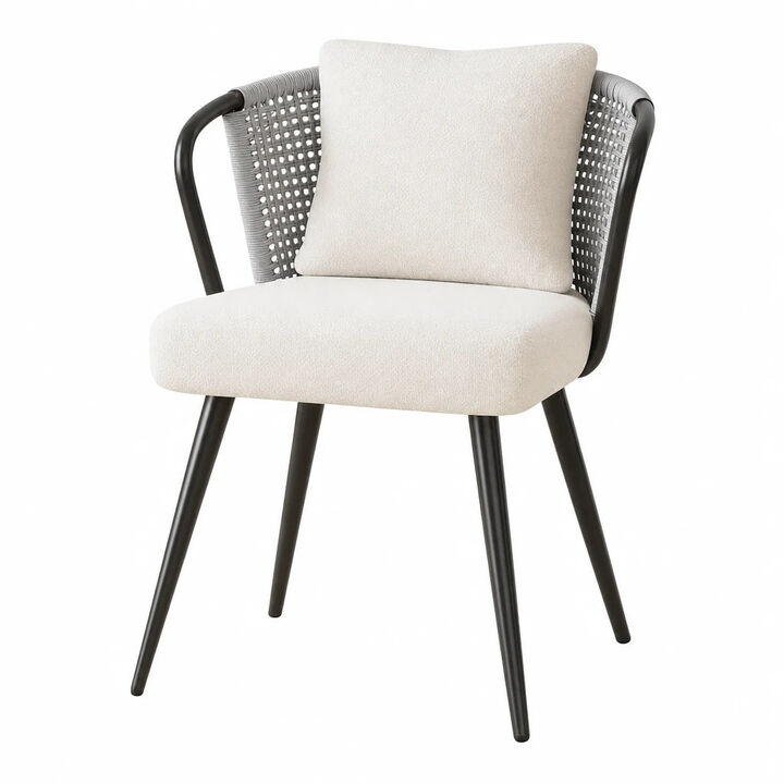 Modern Teddy Upholstered Dining Chair Set of 4