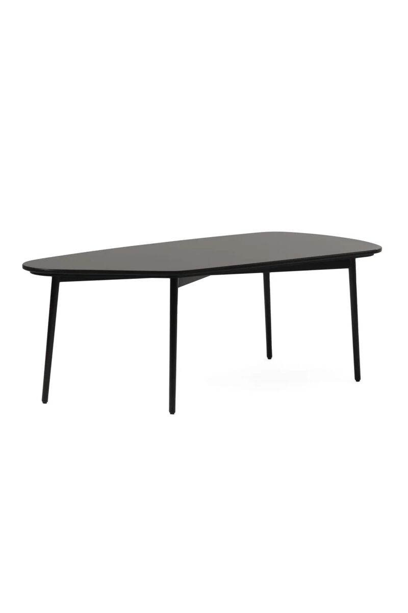 Black Marble Free-form Coffee Table | OROA Modern Andros image number 0