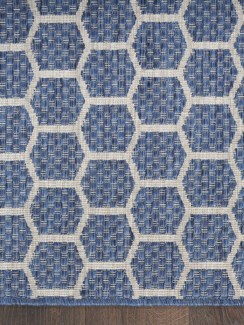 Twist Reversible TWS01 Blue 10' x 14' Rug