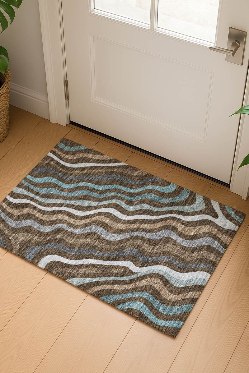 Kenner KN4 Chocolate 10' x 14' Rug image number 2