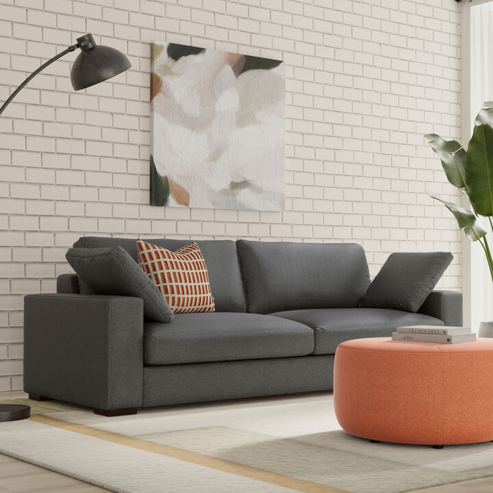Charlie 96-inch Sofa in Tightly Woven Performance Fabric