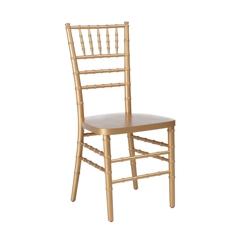 Commerical Seating Products European Gold Wood Dining Chairs