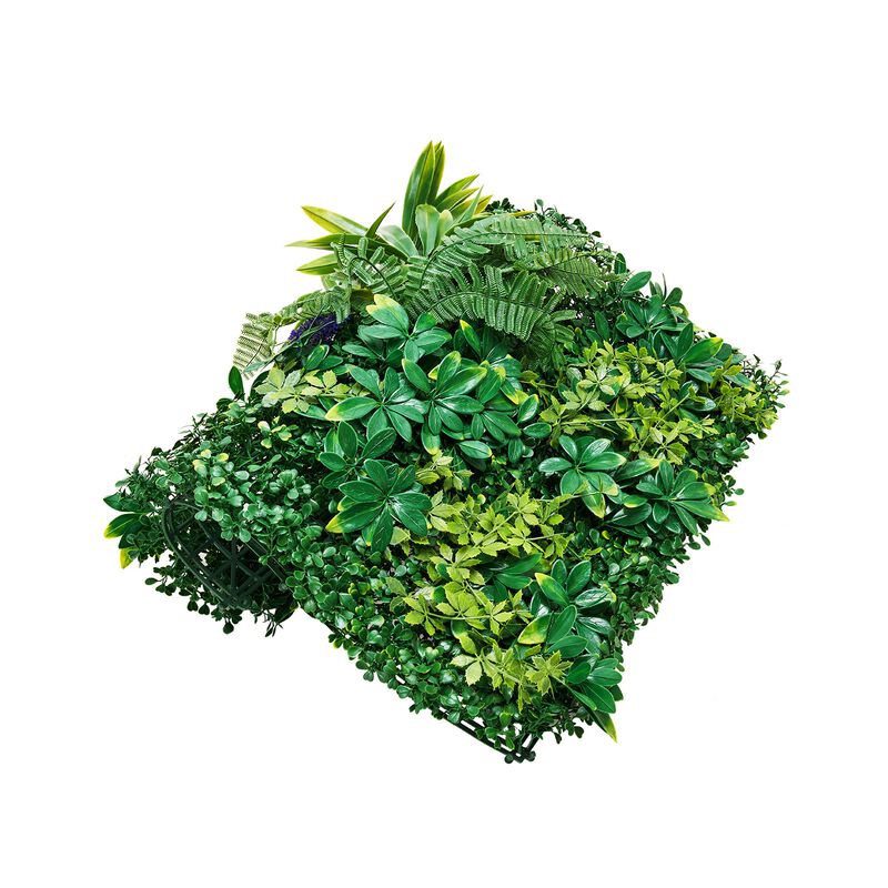 Boxwood Artificial Hedge Panels 8 Pack, Decorative Green Wall Backdrop for Garden & Patio image number 3