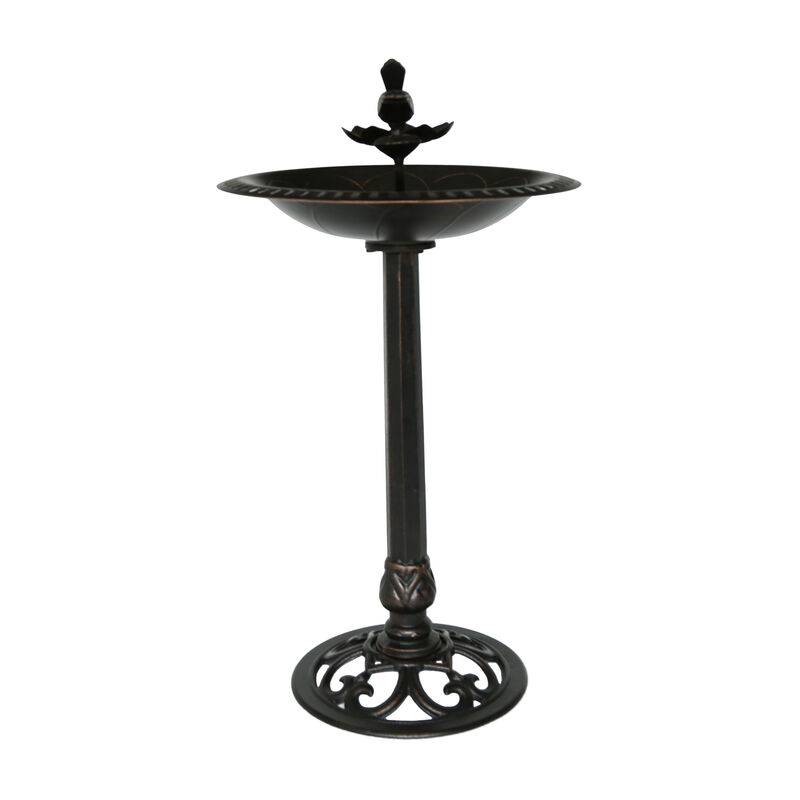 Streamdale Vintage Copper Bird Bath For Garden Delight