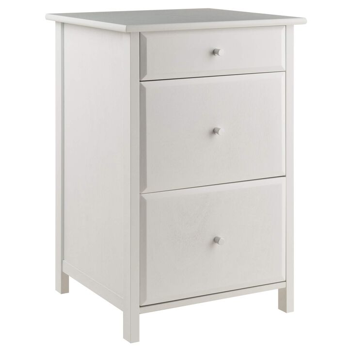 Casafoyer Delta Home Office File Cabinet, White