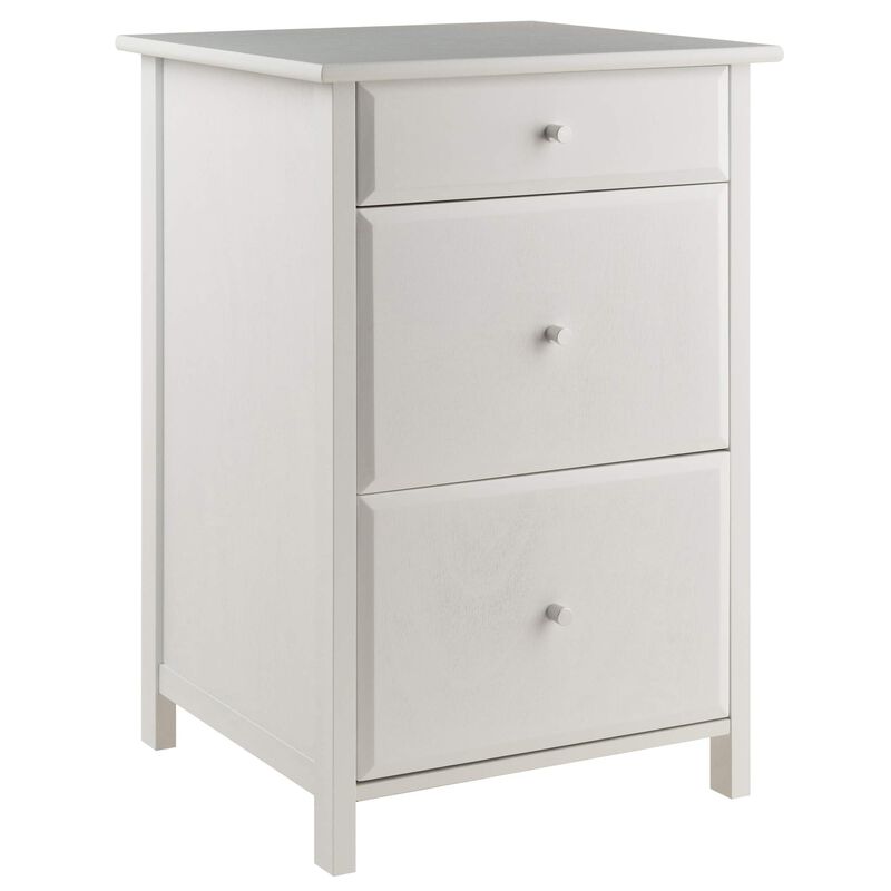Casafoyer Delta Home Office File Cabinet, White image number 0
