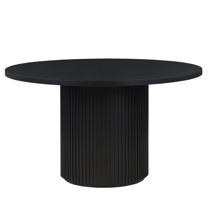 Colvin 52" Round Dining Table in Black