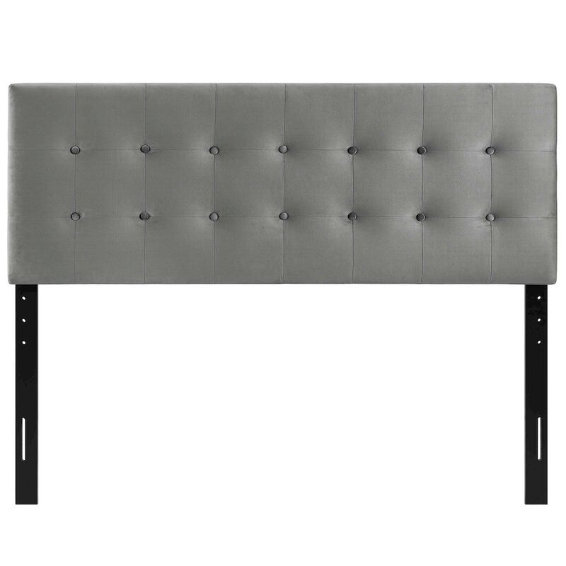 Emily Biscuit Tufted Performance Velvet Full Headboard image number 2