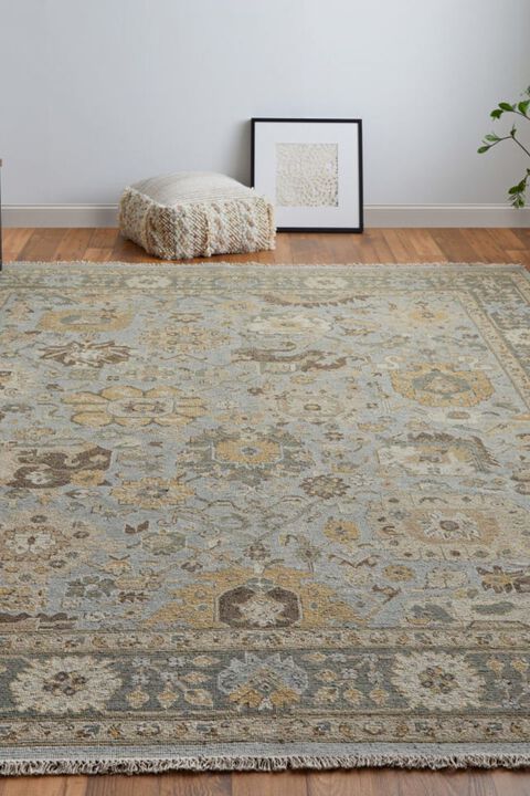 Corbitt 0612F Blue/Gold 2' x 3' Rug