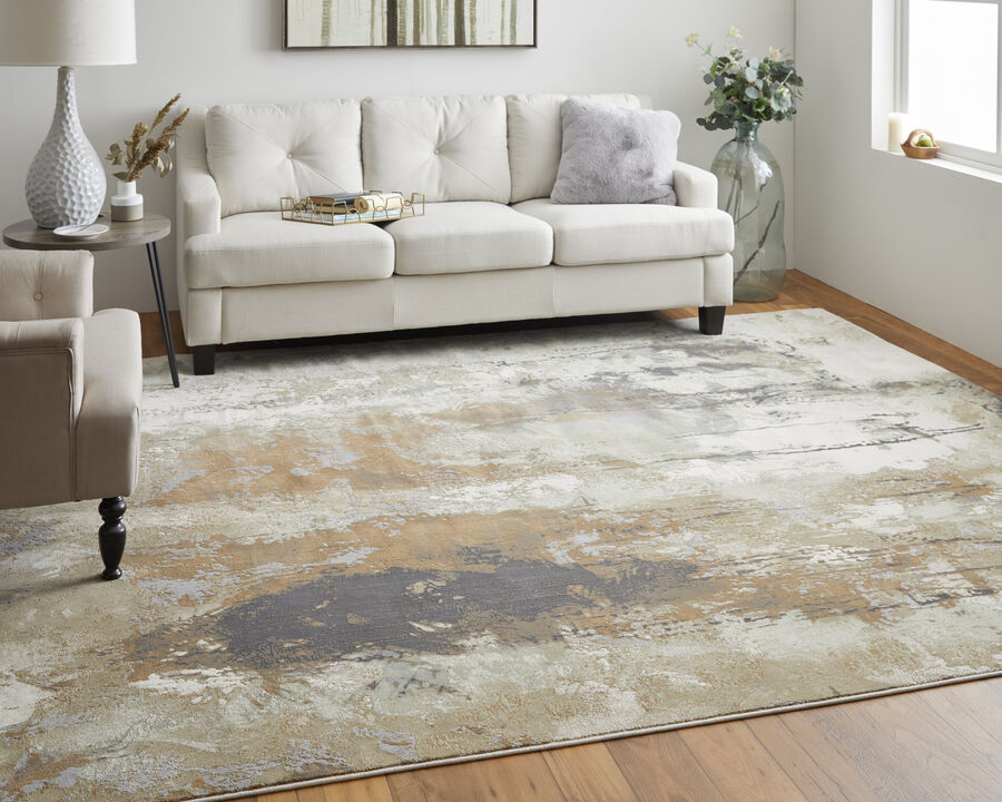 Clio 39K1F Orange/Purple/Green 9' x 12' Rug