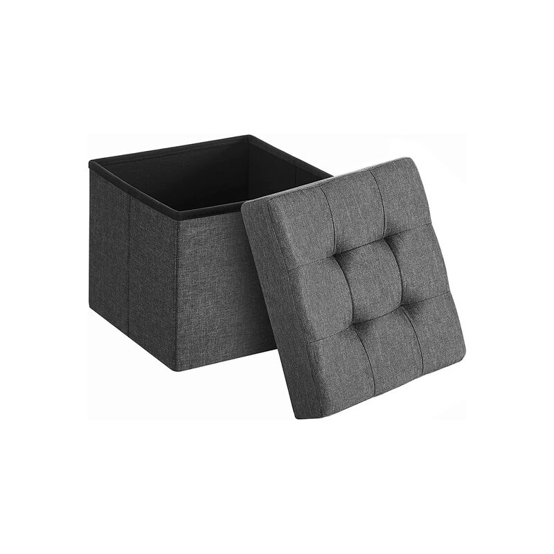 Folding Storage Ottoman Cube for Versatile Space-Saving Solutions
