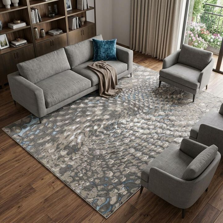 HomeRoots Geometric Area Rug