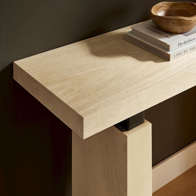 Piston 52" Rectangular Wood Console Table image number 8