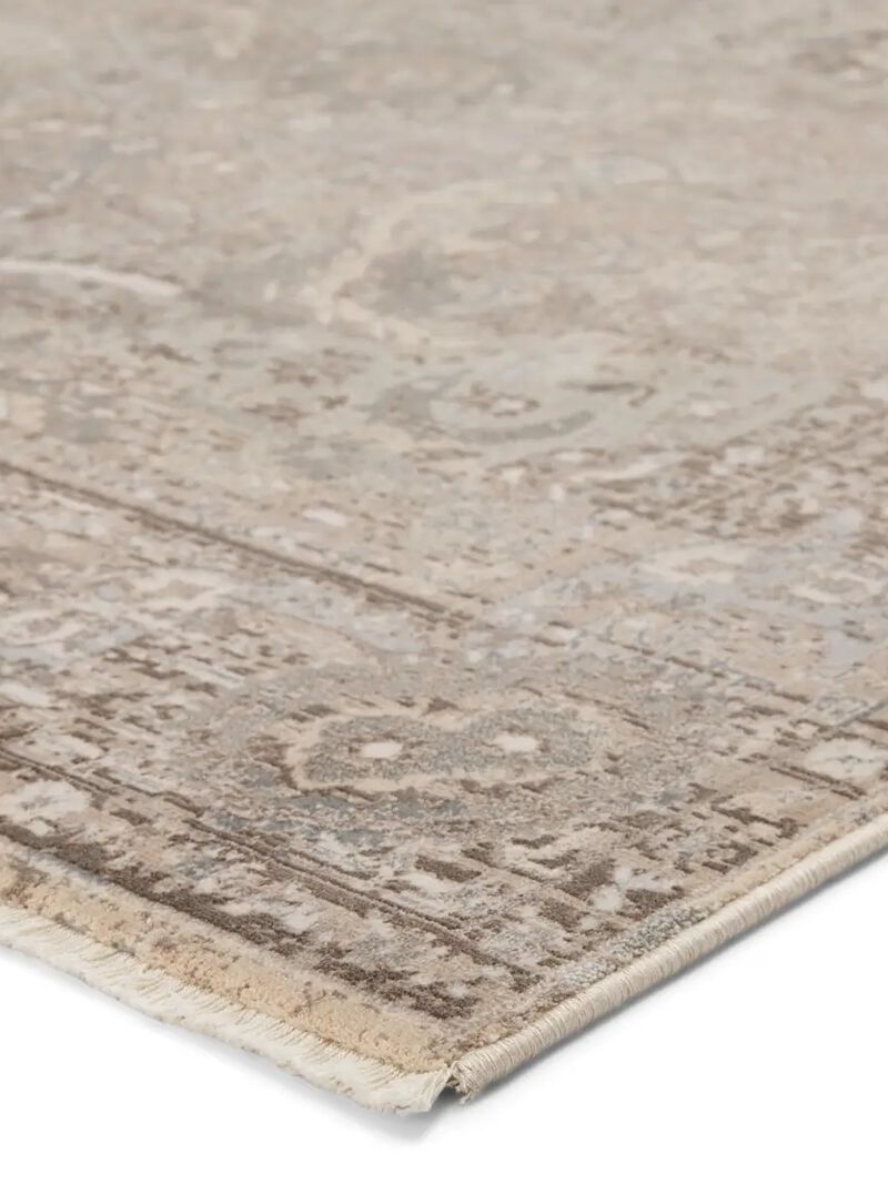 Vienne Baptiste Gray 2'6" x 12' Runner Rug