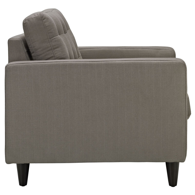 Empress Upholstered Fabric Armchair Gray EEI-1013-GRA image number 3