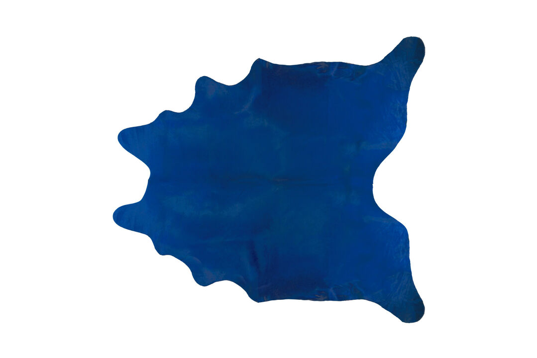 HomeRoots Cowhide Hand Knotted Area Rug