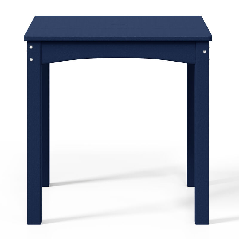 WestinTrends Kids 24" Wide HDPE Plastic Childrens Square Dinner Table image number 4
