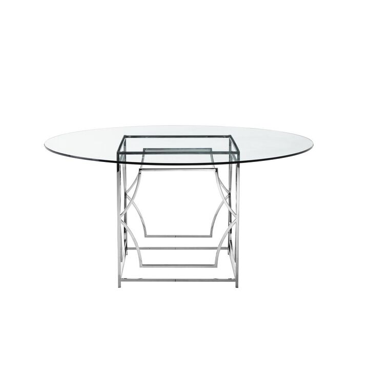 Pangea Home Z-Edward Dining Table Steel