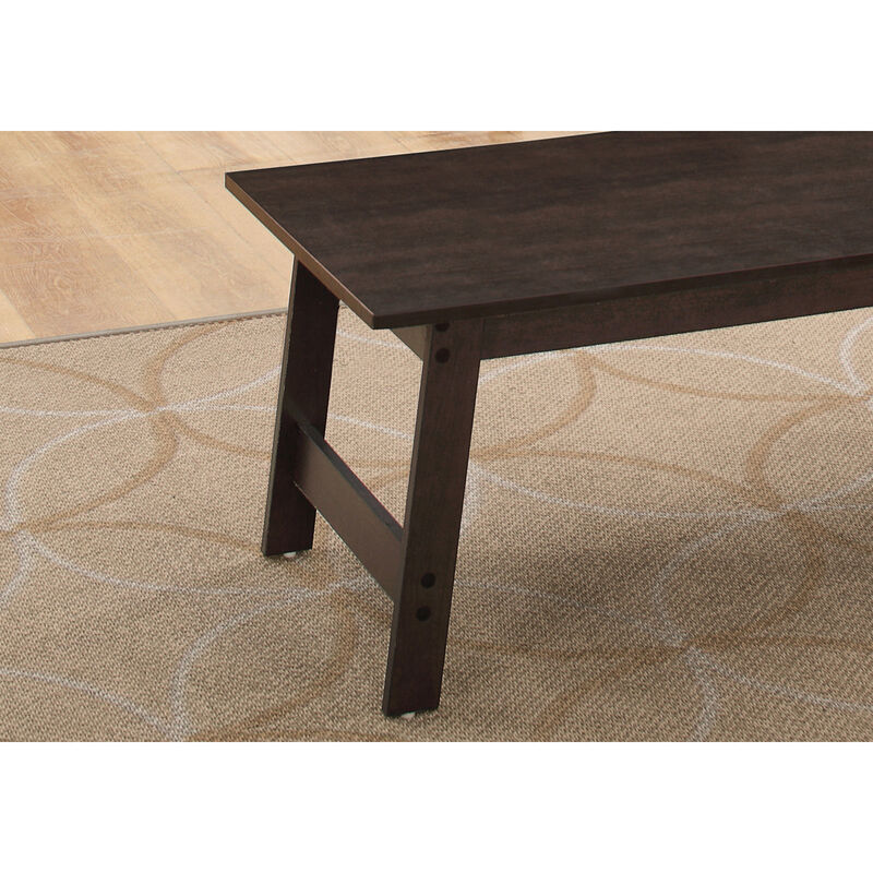 Monarch Specialties I 7930P Table Set, 3pcs Set, Coffee, End, Side, Accent, Living Room, Laminate, Brown, Transitional