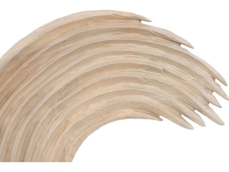 Swoop Bleached Wood Large Wall Art image number 3