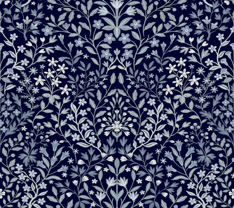 Garden Blue Terrace Wallpaper