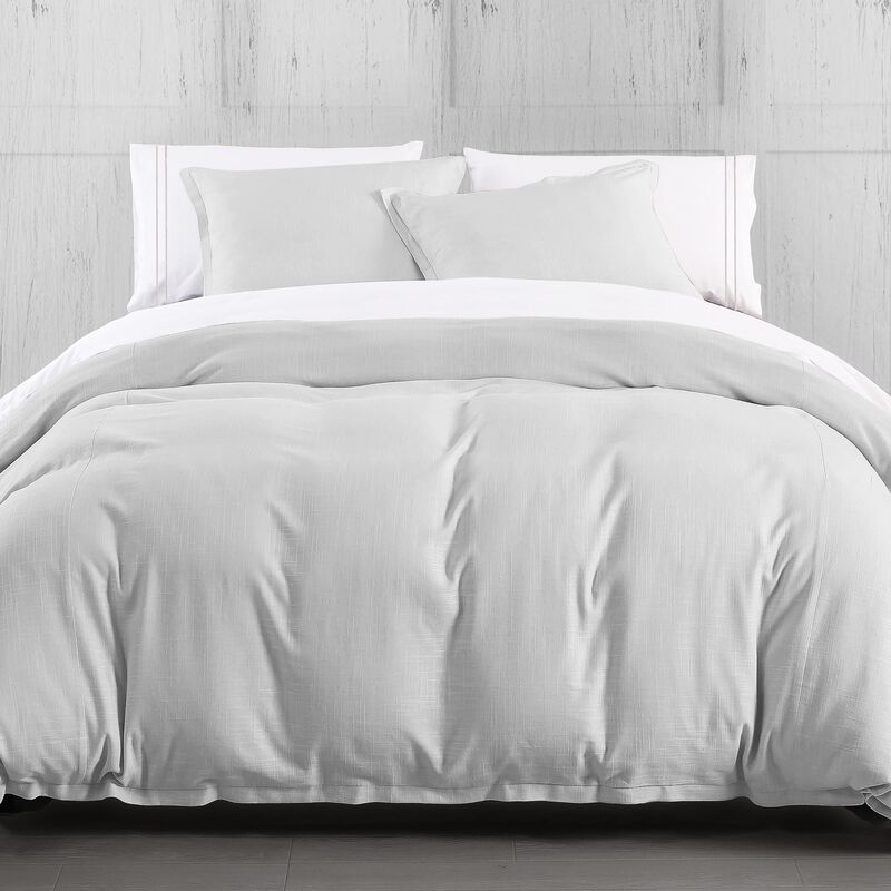 Hera Light Gray King Duvet Cover Set image number 0
