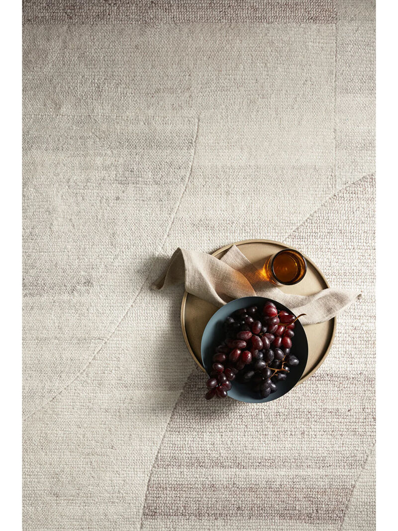 Elodie ELD01 Natural/Light Plum 8'6" x 11'6" Rug