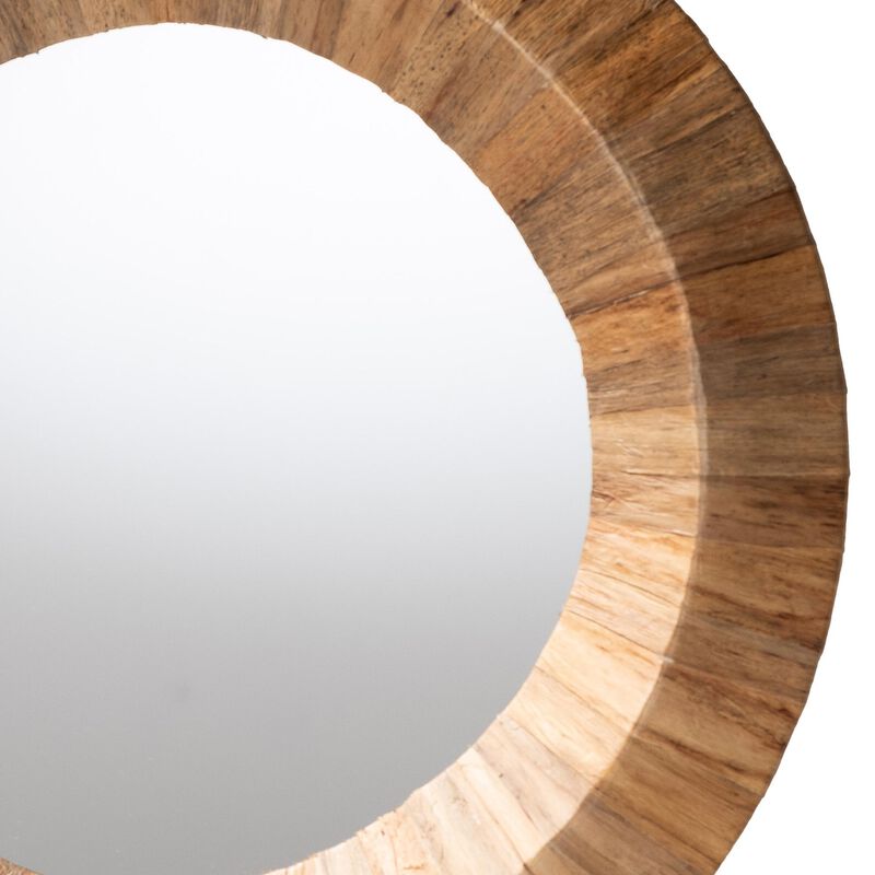 bali & pari Tarun Bohemian Grasscloth Accent Mirror image number 2