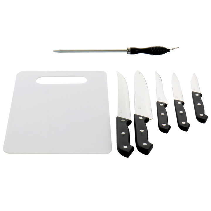 Gibson 7pc Canterbury Stainless Steel Cutlery Set