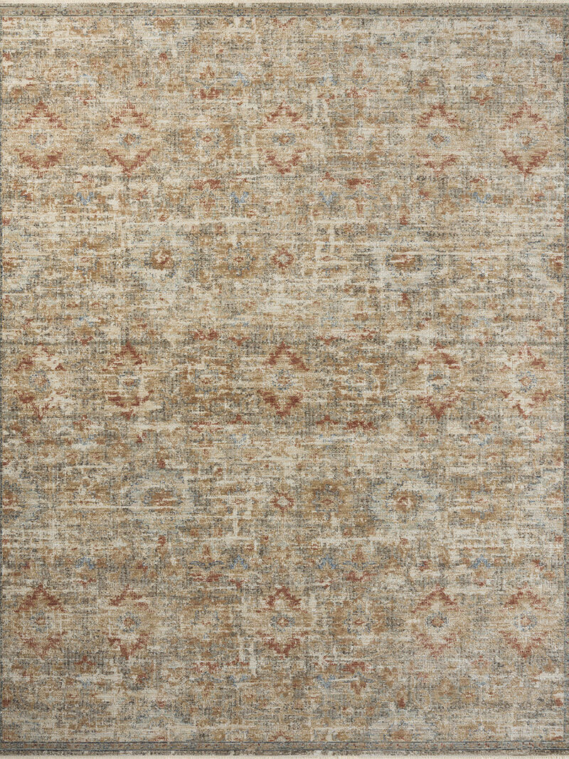 Heritage HER-10 Gray / Sunset 2''5" x 10' Rug by Patent Pending