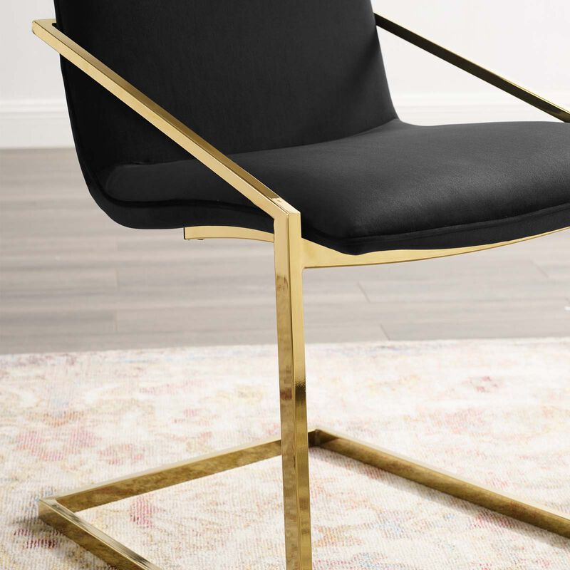 Pitch Performance Velvet Dining Armchair image number 6