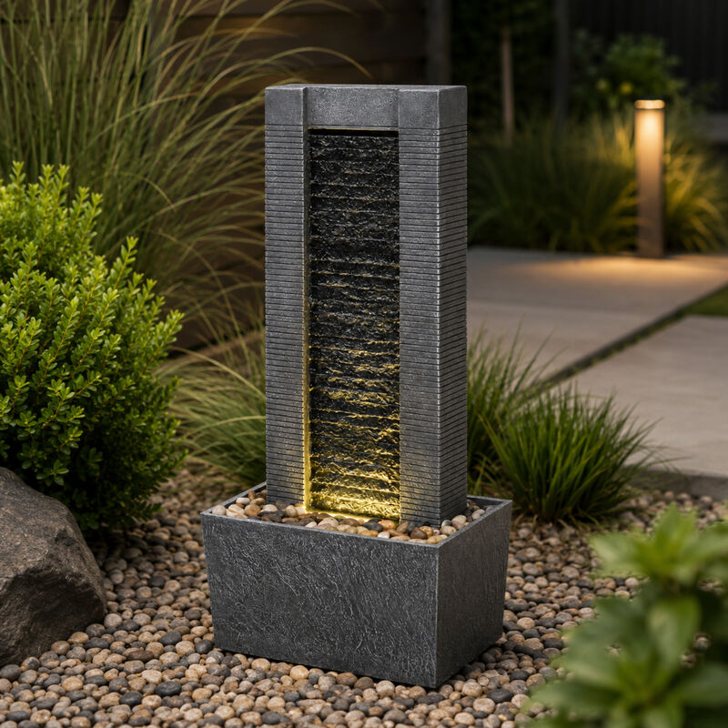 Demeter Waterfall Fountain with LED Lights image number 6