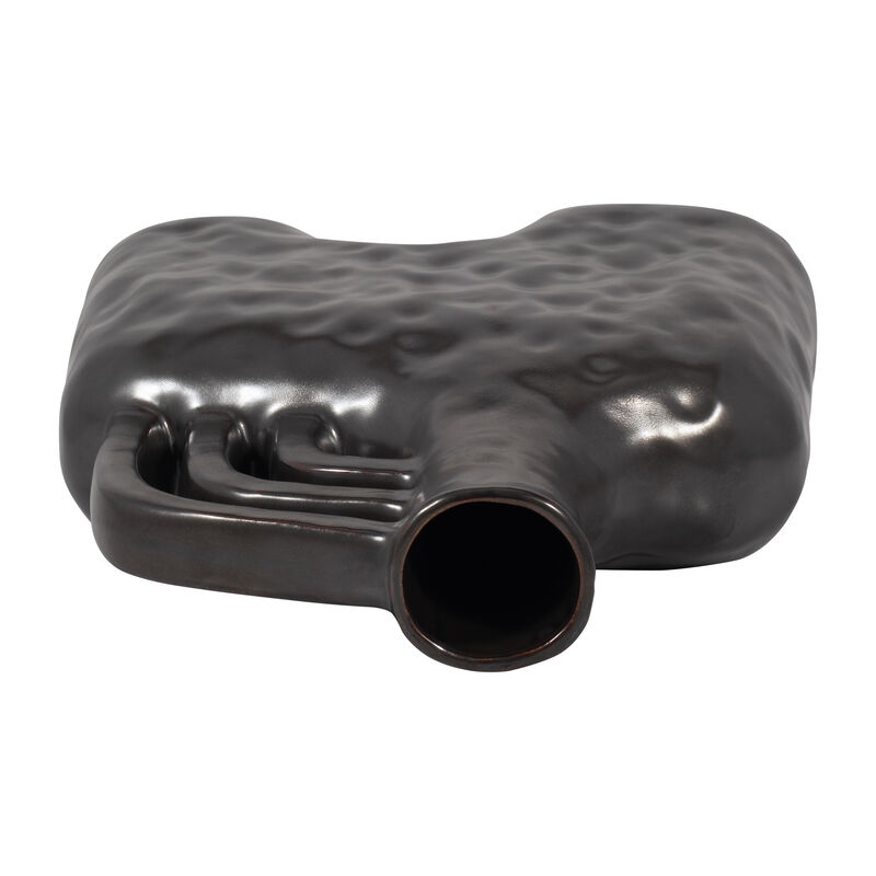 Metallic Triple Handle Vase image number 5