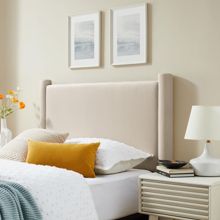 Rael Performance Velvet Twin Headboard