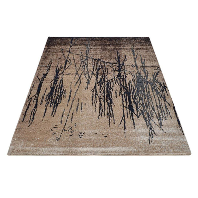 RUGSOTIC CARPETS MACHINE MADE HEATSET POLYPROPYLENE AREA RUGS - Rectangle Shape, Abstract Modern Design,Midium Pile Machine Made Area Rugs for Living Room, Bed Room (M00007) image number 2