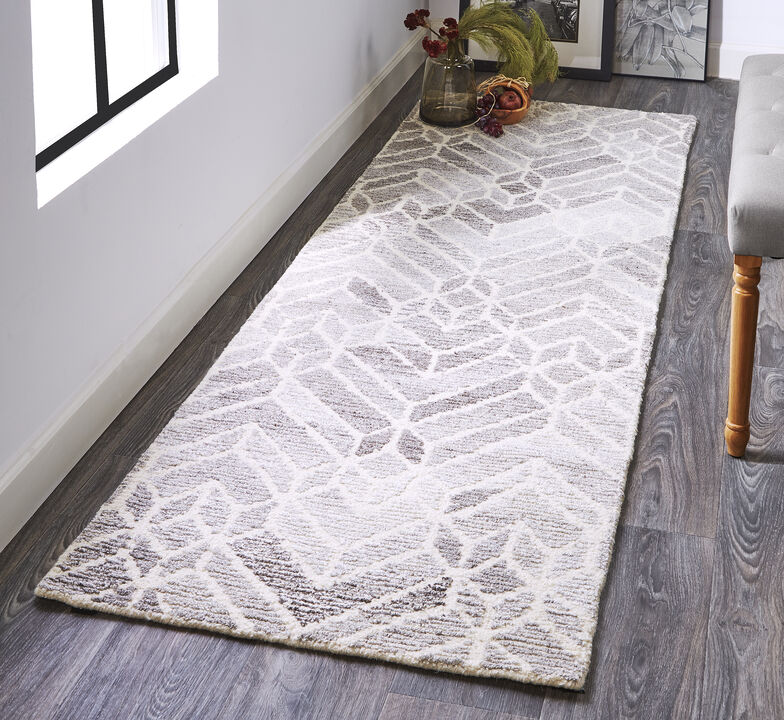 Asher 8769F Taupe/Gray/Ivory 2'6" x 8' Rug