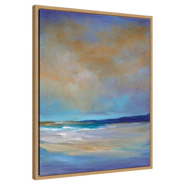 Marine Layer by Sheila Finch Framed Canvas Wall Art
