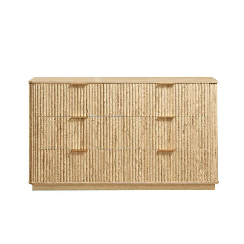 Parjux 6-Drawer Dresser image number 0