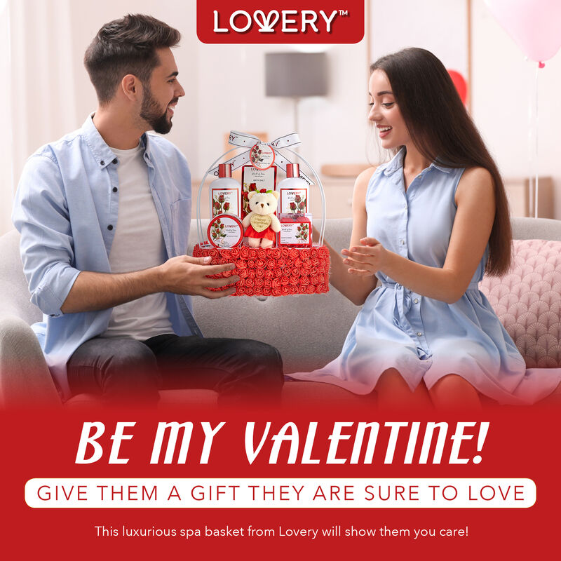 Lovery Mother's Day Spa Gift Basket - Red Rose Scented image number 6