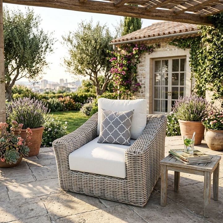 Teva Outdoor Armchair Patio Chair with Cushion