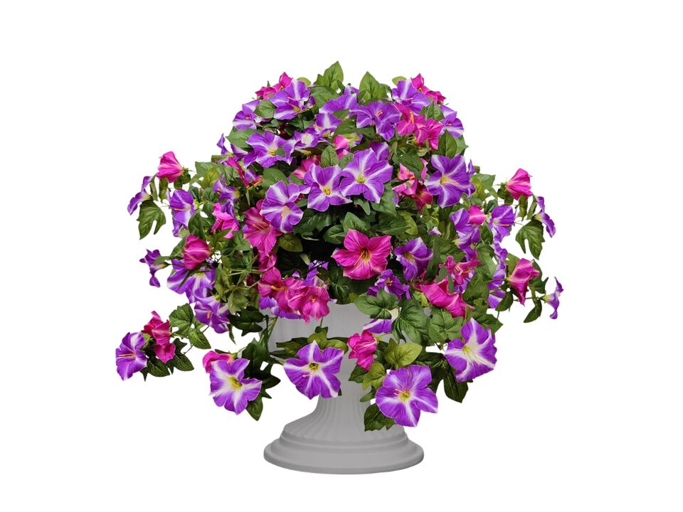 2 Piece Artificial Outdoor Plants UV Resistant Garden Porch Decor
