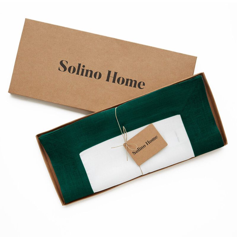 Christmas Linen Table Runner - Contempo, Solino Home