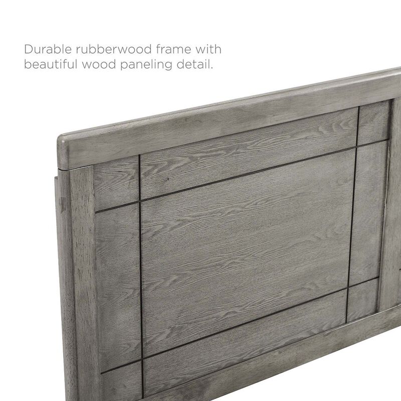 Marlee Wood King Platform Bed With Splayed Legs image number 1