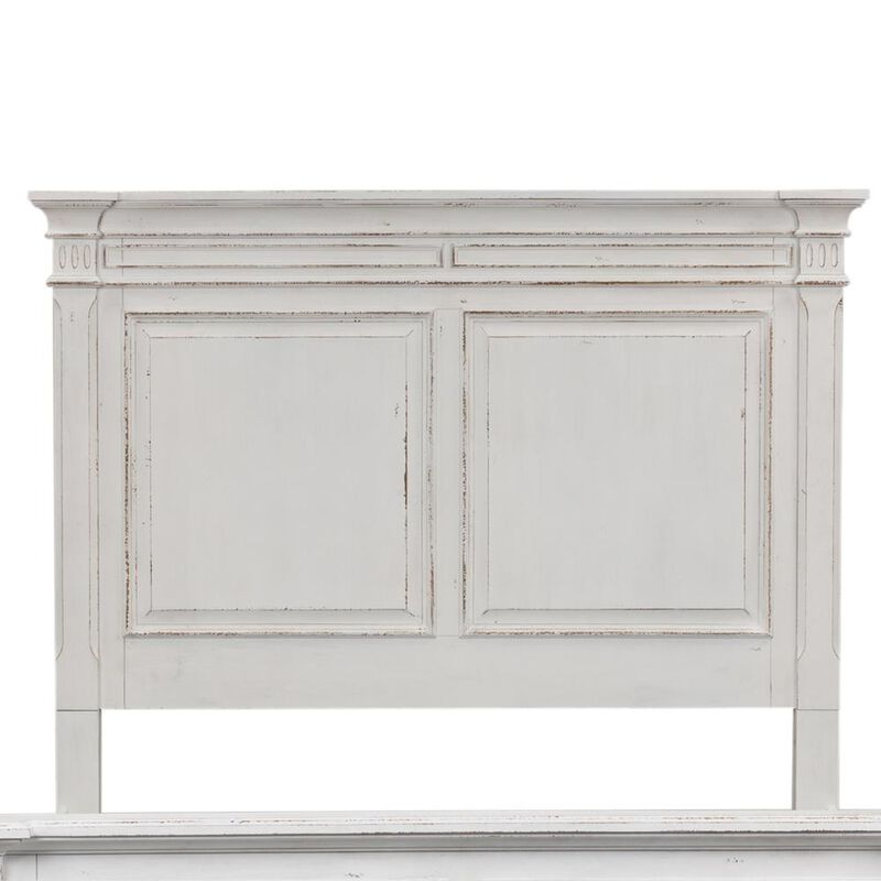 Liberty Furniture Abbey Park Queen Panel Headboard in Antique White image number 0