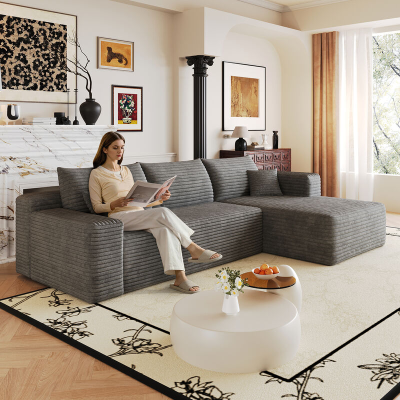 Juszut L Shaped Sectional Sofa image number 2