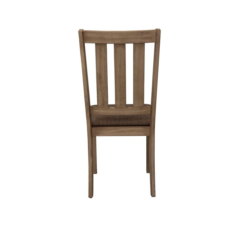 Liberty Furniture Sun Valley Slat Back Side Chair (RTA) in Sandstone image number 3
